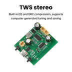DC 5V/3.7V TWS Stereo BT Amplifier Board 2*10W Dual Channel Adjustable Rechargeable Bluetooth Amplifier Board