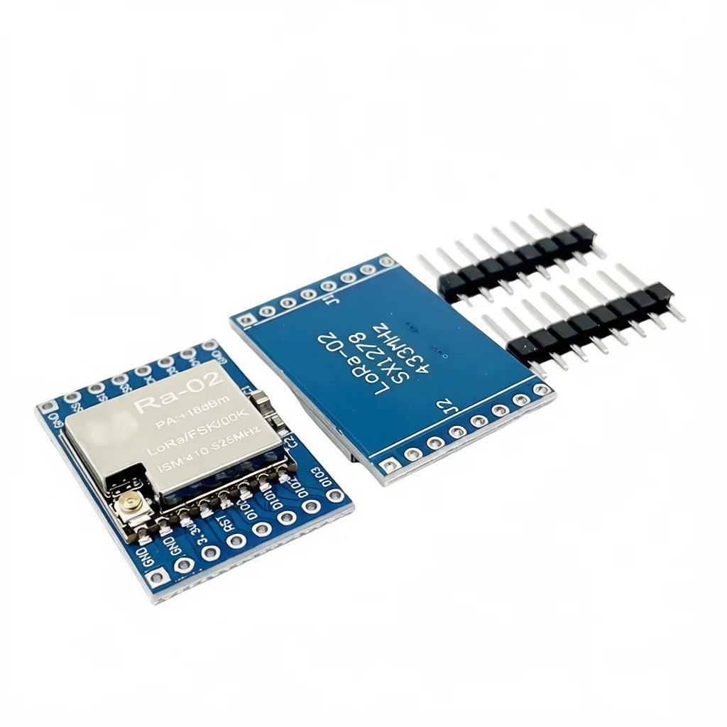 Ra-02 LoRa SX1278 Wireless RF Transceiver Module 433MHz | SPI Interface IPEX Base Wireless Breakout Board Smart Home IoT DIY