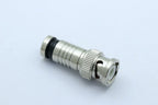 1PC BNC Male Connector Compression RF Coaxial CCTV RG6 Cable Conector BNC Insulation Convertor for CCTV Surveillance System Kit