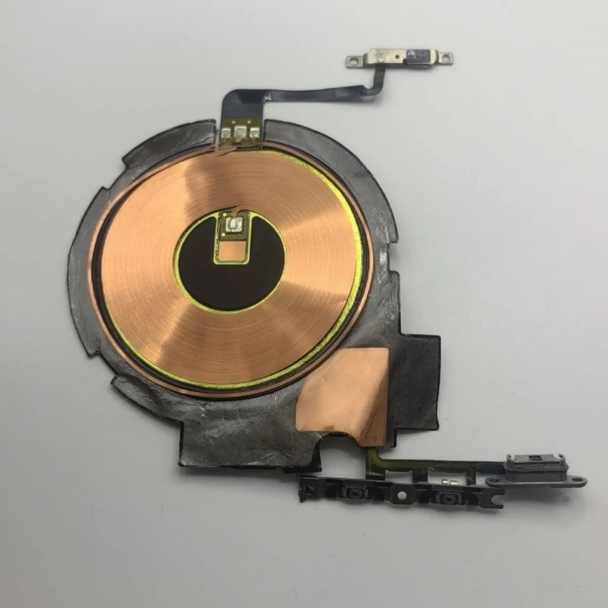 Replacement Wireless Charging Coil NFC Antenna & Volume Flex Cable Compatible with iPhone 8/8P/X/XS/XR/11/12 Mini/Pro Max/SE2