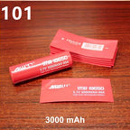 100pcs/lot Battery packaging skin 18650 lithium battery PVC heat shrinkable sleeve packaging skin shrink film insulation sleeve