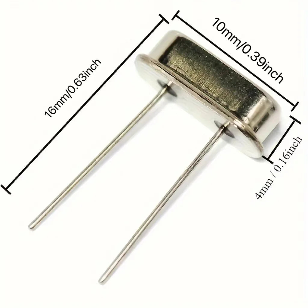 Hc-49s Crystal Oscillator Electronic Kit Resonator Ceramic Quartz Resonator Hc-49 Dip 7 Kinds X 5pcs 32.768k 4 8 12 16 20 25 Mhz
