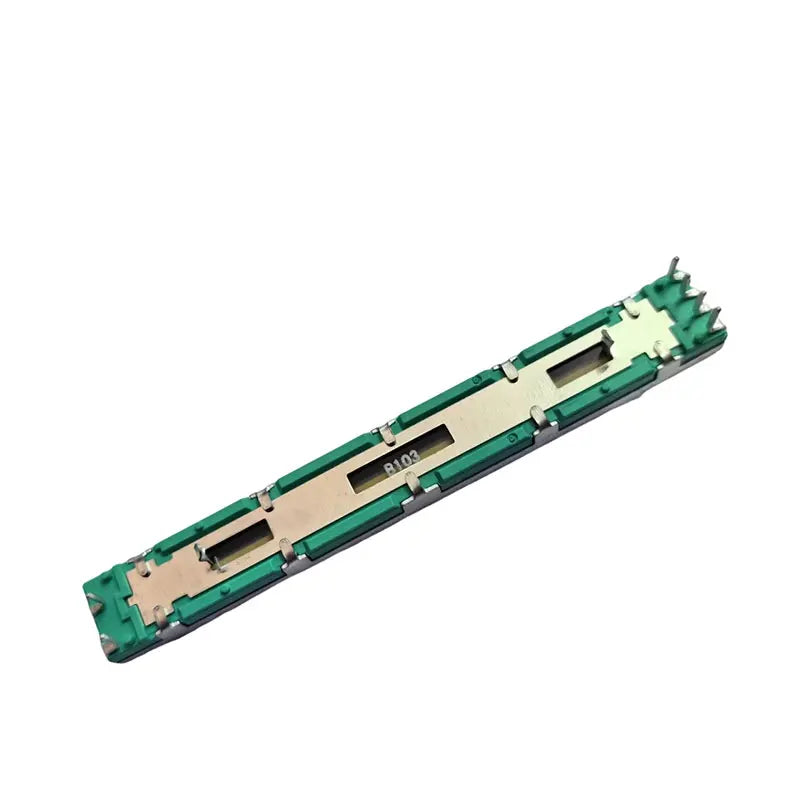 5PCS Straight Slide Liner Potentiometer Mixer Fader Variable Resistors B103 10K Ohm 75mm Dual Channel Fader A10K A20K A50K D10K