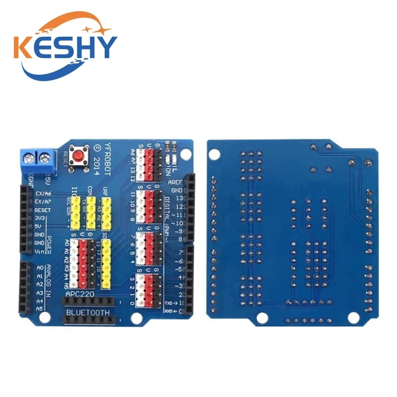 V5 Sensor Shield Expansion Board Shield For Arduino UNO R3 V5.0 Electronic Module Sensor Shield V5 expansion board