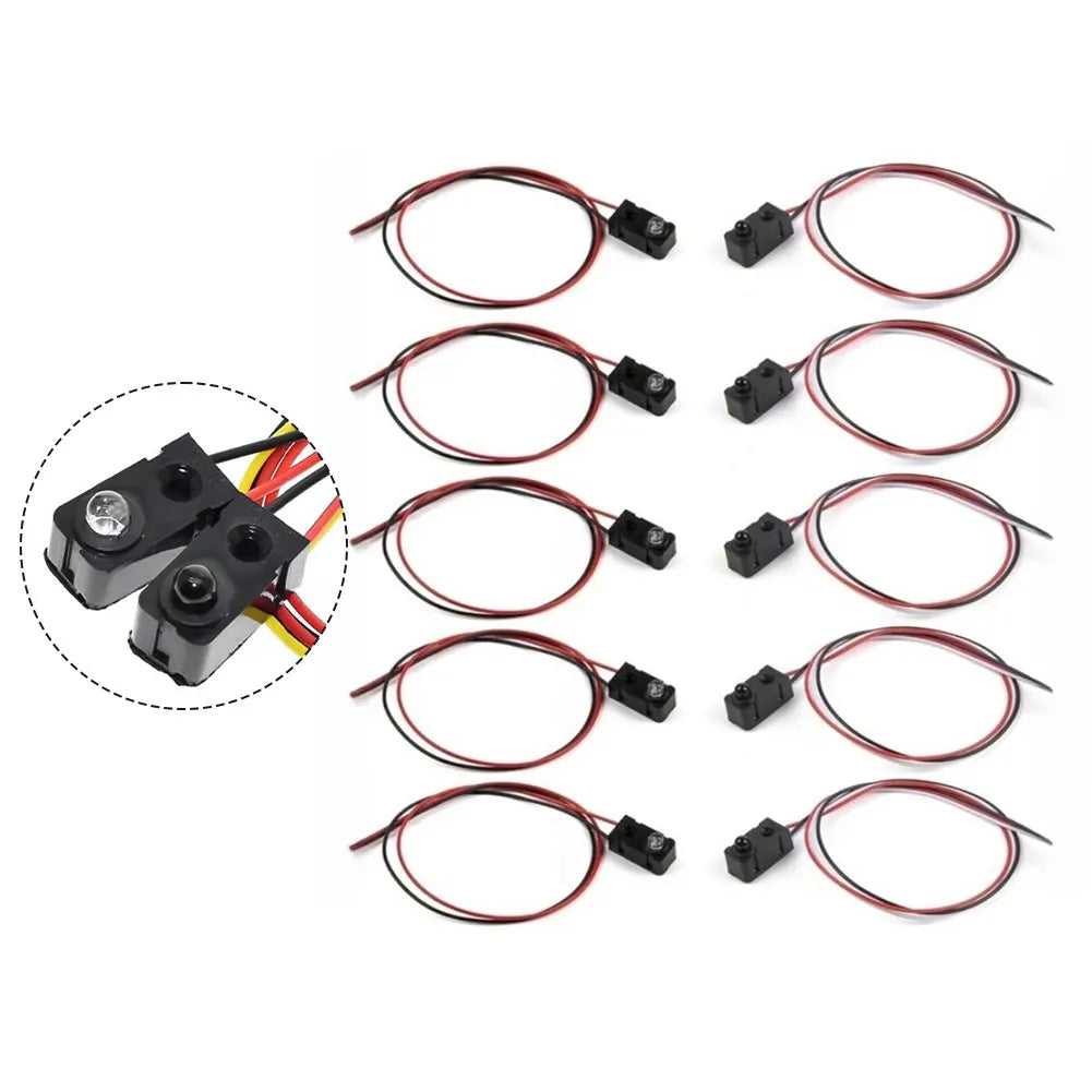 5Pairs DC5V Infrared Beam Sensor Detector For IR Break Beam Sensor LED Counting Module Split Distance Sensor