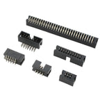 10PCS DC3 Header 6P/8P/10P/14P/16P/20P/30P/34P/40P 2.54mm Socket Male Double Row Straight Needle Curved Needle PCB Connector