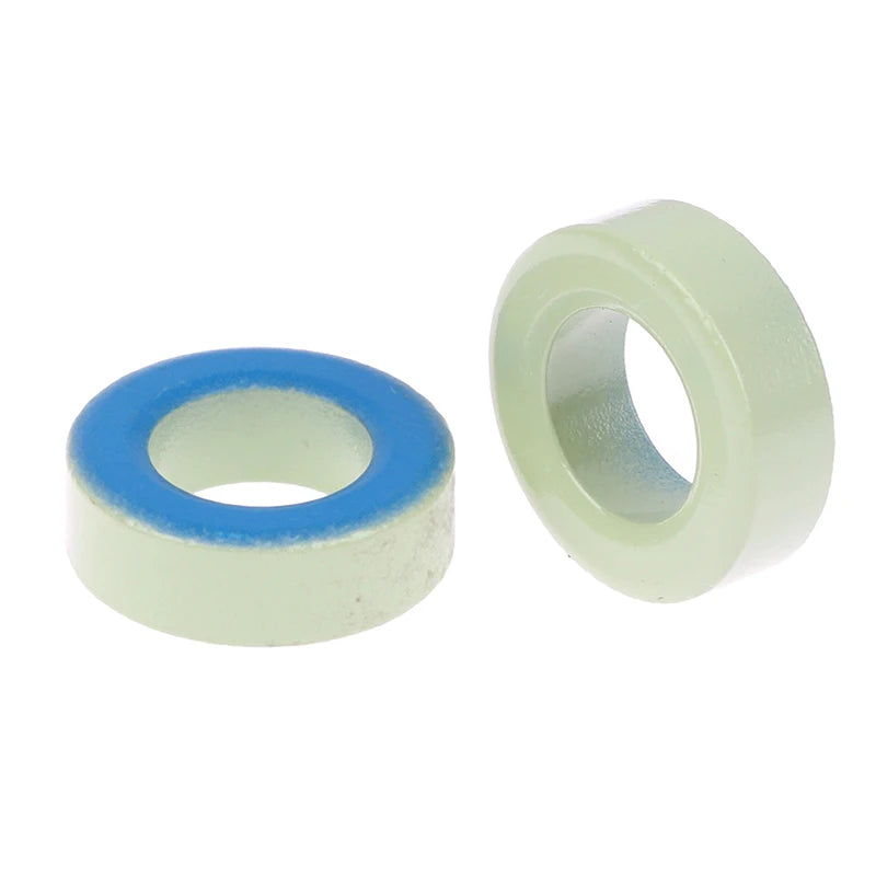 5pcs 24x14x8mm T94-52 Iron Ferrite Toroid Cores Blue Green Ring For Inductors Iron Powder Core Blue Green Ring