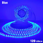 5mm 8mm LED Strip 2835 DC24V 12V 120LEDs/m Home Lamp Strips Red Ice Blue Yellow Orange Pink Flexible And Cuttable Soft Lamp Bar