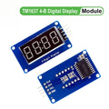 TM1637 LED Display Module For Arduino 7 Segment 4-Bits 0.36Inch Red Anode Digital Tube LED brightness adjustable with clock hour