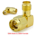 Connector SMA to SMA/ RP-SMA to SMA / RPSMA Male Plug & Female Jack Slide-on Straight RF Coax Adapter Connector for WIFI Antenna