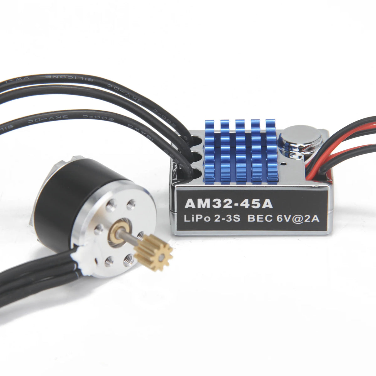NEEBRC 2322 2600KV Outrunner Brushless Motor AM32 45A Brushless ESC for 1/12 RC Cars Crawler Upgrade Kit MN99S MN82 MN168 MN78