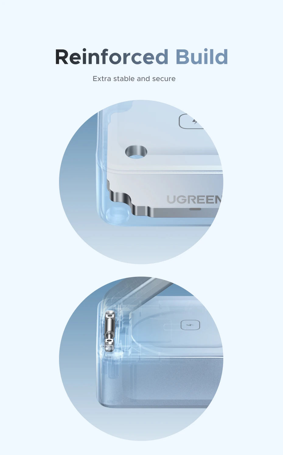 UGREEN Qi2.2 25W 15W 2-in-1 Magnetic Wireless Charger Stand Fast Charging Stand Charger For iPhone 16 17/AirPods Magflow Charger