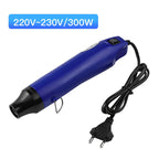 110V/220V Mini Heat Gun Hot Air Gun for Crafts Epoxy Resin Shrink Wraping, US/EU Plug, Multiple Colors Available