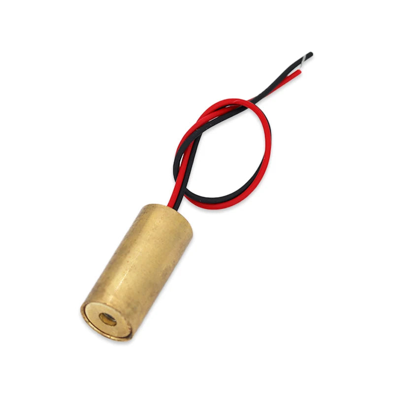 1/5/10Pcs Laser Head 650nm 9mm 3V 50mW Laser Cross Diode Module Red Copper Head Line / Point / Cross Laser Diode