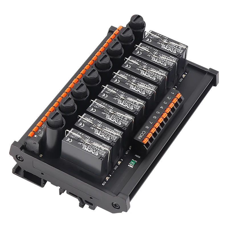 ENMG Solid State Relay Module 5-24V DC Solid State Non-Contact Relay Module DC Control AC/DC 220V Wide Voltage Constant Current