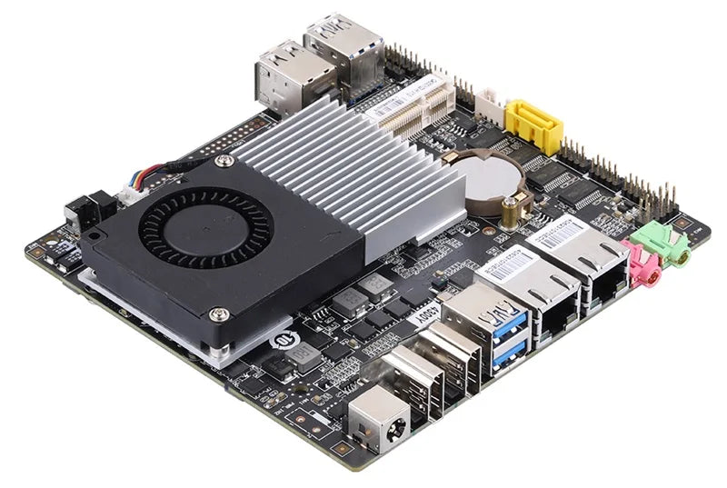 Qotom Nano ITX Motherboard MB2U213-0300 Series CPU Celeron 1007U/ Core i3-3217U/ i5-3427U onboard, dual LAN Mini Mainboard X86