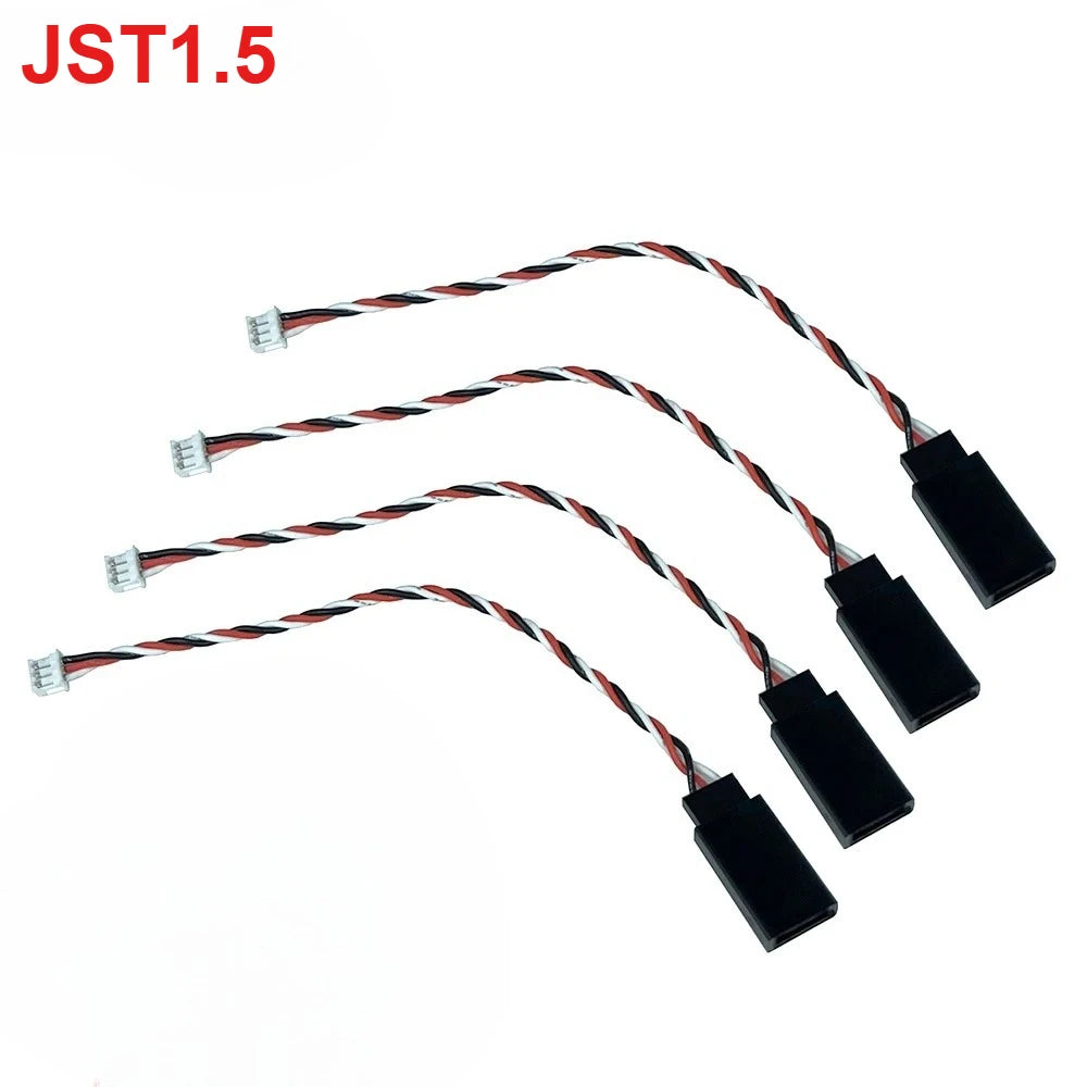 4PCS 1.5mm 1.0mm 1.25mm3Pins Male Female and JR Style for Mini Receiver Servo Wire Plug Converter