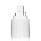 2Pin G24 To E27 Lamp Holder Adapter 1pc G24d To E26 LED Light Base Converter,Allow You Install E27 Standard Lamp in G24d Socket