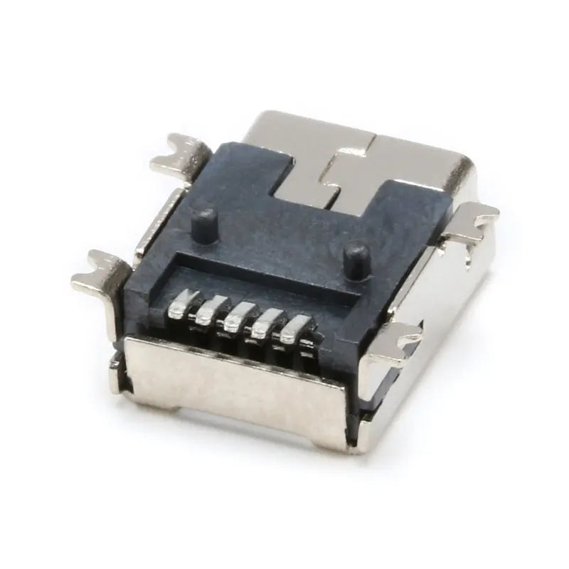 10Pcs Mini USB 5 Pin Female SMD Mini B Socket Connector Plug For Mobile Phone Charging