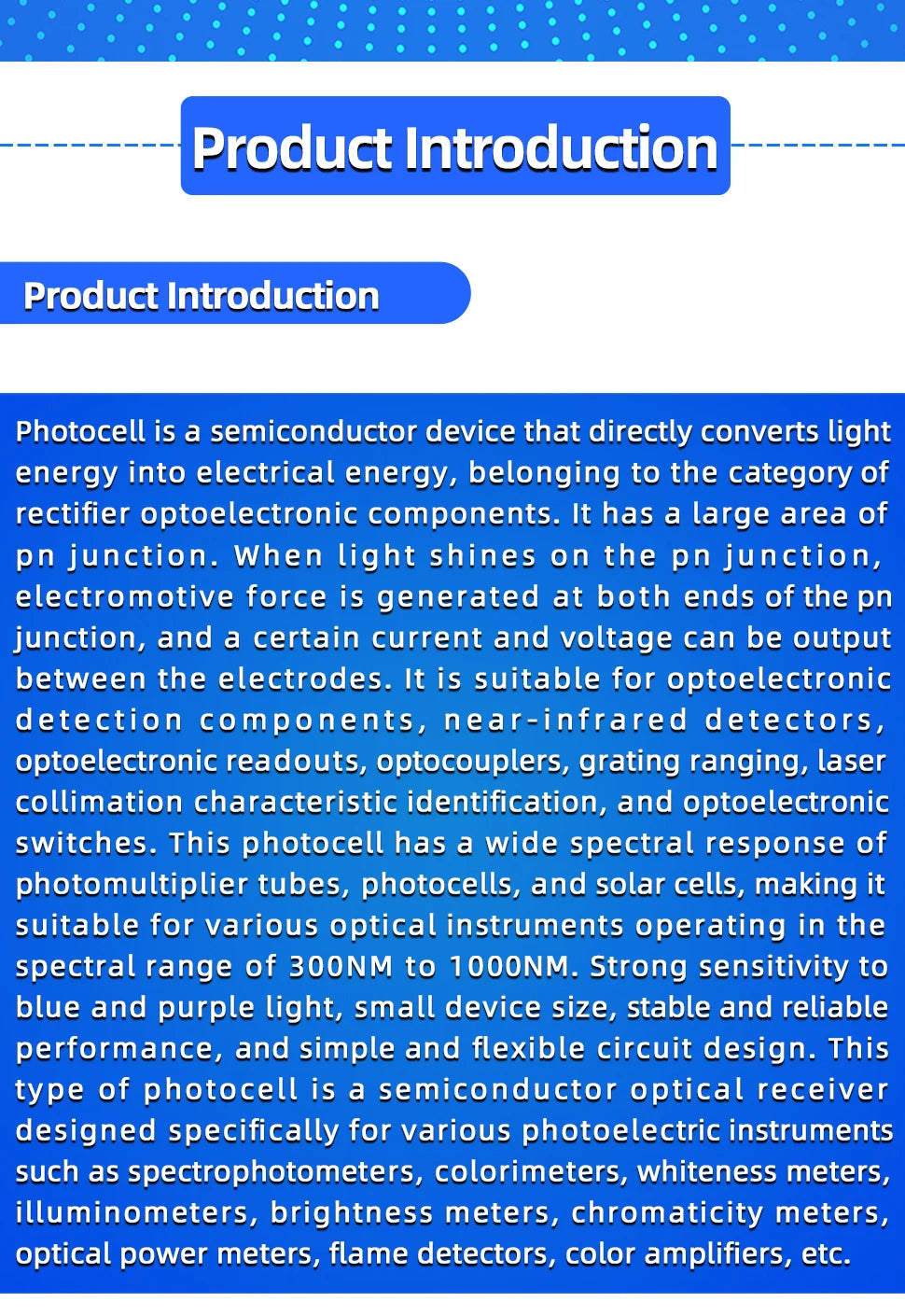 1PCS 2DU6 6x6 Silicon Photo Sensor Solar Cell 2DU3 3x3 Silicon Photo Cell 2CU84