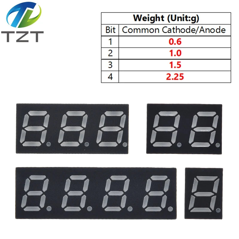1/10PCS 0.28 Inch Digital Tube LED Display 1Bit 2Bit 3Bit 4Bit Display Common Anode / Cathode 0.28" 7 Segment Led Display Board