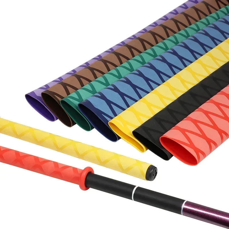 1pcs Anti-Slip Heat Shrink Tube 15mm ~ 60mm Handle Grip Repair Tool Protective Tubing Non Slip Insulation Sleeve for Fishing Rod