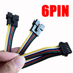 2Pin 3Pin 4Pin 5Pin 6Pin LED Splitter Connector JST SM Male Female Wire Cable For WS2812 WS2811 SK6812 RGB RGBW Led Strip