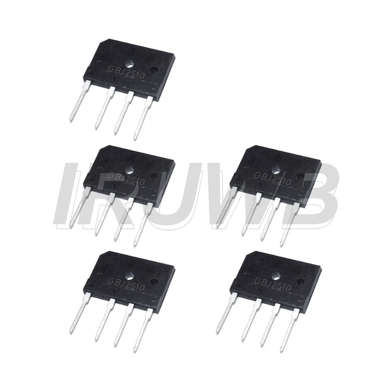 5pcs New original Bridge Rectifiers 1000V 25A GBJ2510 2510