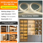 DC5V USB COB LED Strip Light 320LED/m High Density Flexible Self‑Adhesive LED Tape 3000K‑6500K For Cabinet TV Backdrop Decor