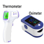Medical Thermometer Test Kit LED Display Digital Oximeter or Non-Contact Thermometer For Baby Adult Mini