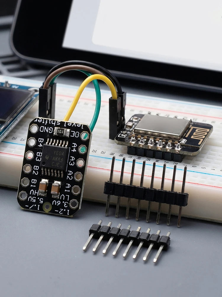 5V 3.3V Logic Level Shifter Modules Multi Purpose Auto Direction Signal Level Shifter Lightweight for Hardware Development