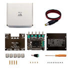 MT21 2.1 Channel Bluetooth 5.0 Audio Amplifier Board 100W Subwoofer 50W*2 L/R Stereo Amp Module Bass Treble Control AUX Input DC12-24V for Home Speaker DIY