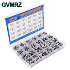 400PCS 24Values SMD Electrolytic Capacitor Kit 1uF-1000uF 6.3V-50V for Electronics Projects