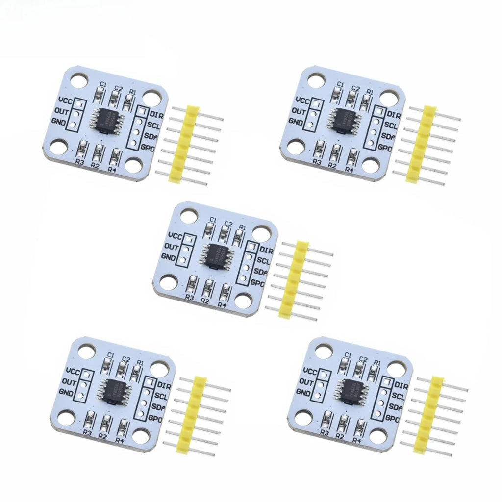 1/5/10PCS AS5600 Magnetic Encoder Module Magnetic Induction Angle Measurement Sensor 12bit High Precision 12bit 3.3V for Aduino