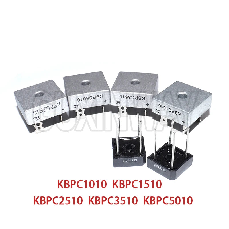5PCS Diode Bridge Rectifier KBPC5010 KBPC1010 KBPC1510 KBPC2510 KBPC3510 Rectifiers 10A 15A 25A 35A 50A
