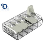 50PCS WAGO 221-482 221-483 221-485 million plug-in terminal explosion-proof wire connector parallel line divider quick connectio