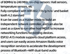 1pcs Original WiFi + Bluetooth module ESP32 serial to WiFi / audio module / ESP32-A1S module