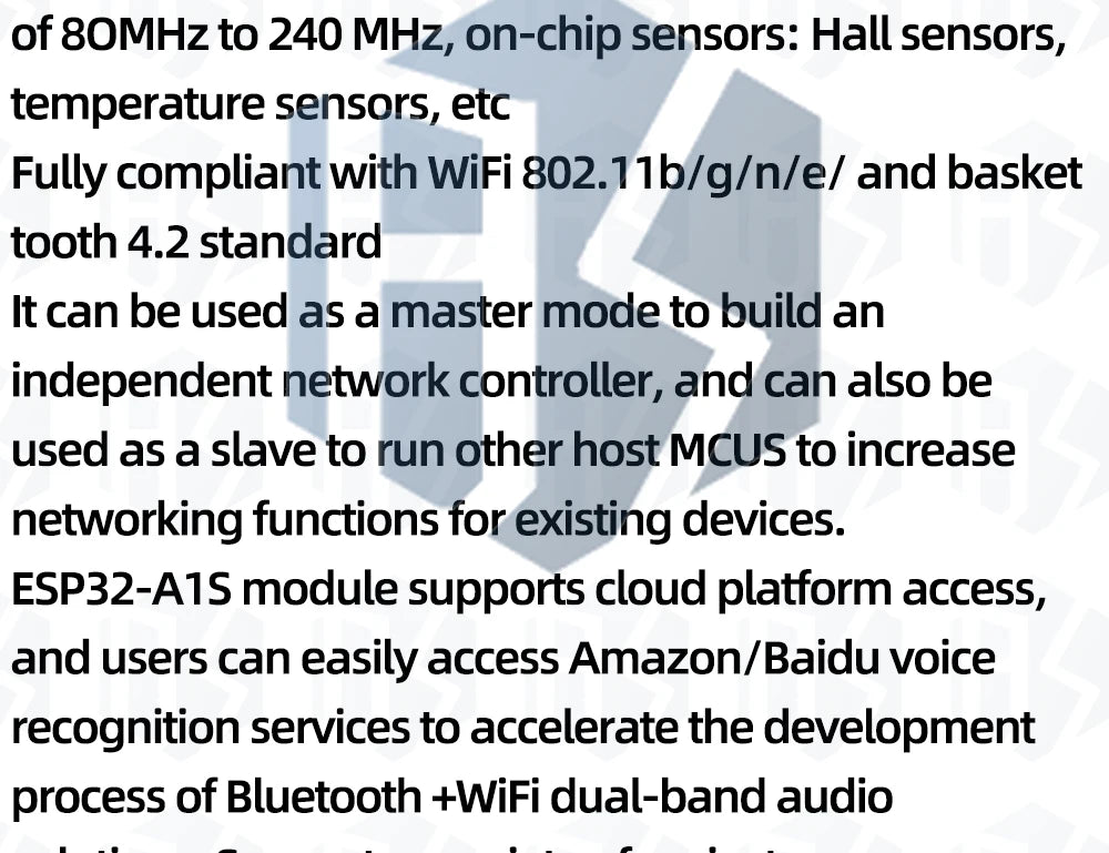 1pcs Original WiFi + Bluetooth module ESP32 serial to WiFi / audio module / ESP32-A1S module