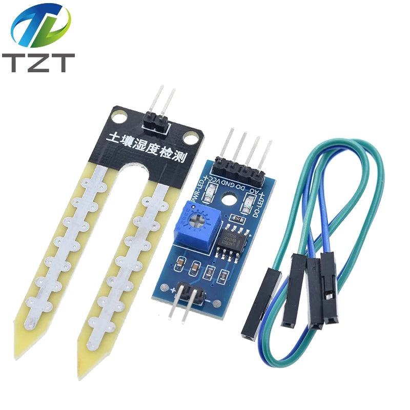 Capacitive Soil Moisture Sensors Module / Soil Humidity Digital Display Relay Control Module Automatic Watering TZT For Arduino