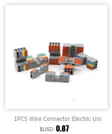 1PC Wire Connector Electric Cable Led Conectors Fast Terminals Blocks Docking Butt Household Electrician Tools For 4mm² 6mm²