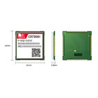 SIM7000E SIM7000G Core Board 24*24mm LPWA IOT Module Dual-row Pin LPWA+NBIOT+CATM+GPS Development Board Kit With Antenna
