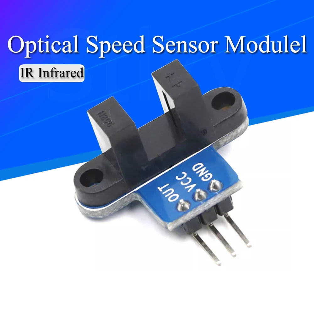 Stlxy IR Infrared Slotted Optical Speed Measuring Sensor Detection Optocoupler Module For Motor Test