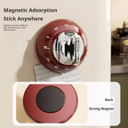 Magnetic Kitchen Timer Manual Countdown Alarm Clock Digital Timer Mechanical Cooking Timer Study Stopwatch Cooking Shower