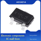 50PCS/LOT   AO3400A X0 AO3401A X1 AO3407A X7 MOSFET N-CH P-CH 30V 5.7A 4.3A 4A SOT-23-3 In Stock