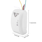 12V Gas Detector Natural Gas Alarm Sensor Propane Butane LPG Natural Motor Home Marine
