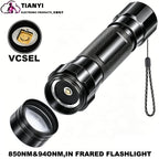 IR850nm&940nm Latest Infrared LED Zoom High Bright Night Vision Infrared Fill Light Tactical Hunting Zoom Flashlight IR Lighting