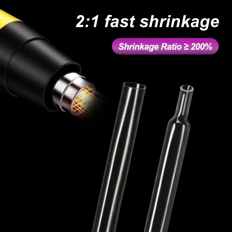 1-25M 2:1 Heat Shrink Tube Clear Dia 1mm ~ 80mm Polyolefin PE DIY Cable Repair Shrinkable Tubing Case Sleeve Wire Sheath Wrap