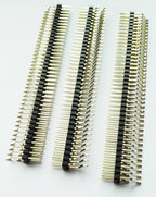 10Pcs 2.54mm Single/Double1X40P 2*40Pin Gold Rohs Cuttable Horizontal Right Angle SMT SMD PCB Male Pin Header Connector
