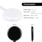 DC12V-24V Penetrable 25mm Wooden Panel Glass LED Light Touch Switch 60W Hidden Dimmer Sensor Switch For Closet Cabinet Lighting