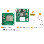 SIMCOM A7665E LTE CAT1 Breakout Board 4G GSM Cellular Module with SIM Slot Development Board for Vehicle GPS Tracker